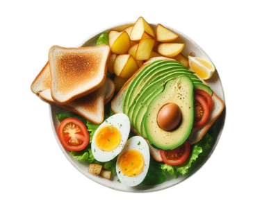 Avocado & egg sandwich
